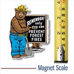 SMKY103 Smokey Bear Remember Sign Magnet